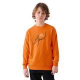 Kappa Erkek Çocuk Turuncu Sweatshirt - 7 - 8 Yaş
