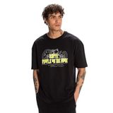 Kappa Erkek LOGO FRED T-Shırt, Black, XL