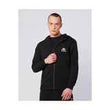 Kappa Fabio Full Zip Erkek Siyah Regular Fermuarlı Eşofman Üstü
