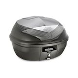 Kappa K355NT Gri Arka Çanta Topcase 35 Litre Kapasite Çizilmeye Dayanıklı Yüzey - Siyah - Gri - Standart