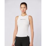 Kappa Kadın Regular Fit Beyaz Ribana Atlet %96 Pamuk, %4 Lycra Konforlu Kullanım - XS