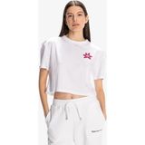 Kappa Kappa Authentic Hannah Kadın Beyaz T-Shirt 321X3PW-001 - L