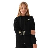 Kappa KAPPA KIZ ÇOCUK FULLZIP SWEATSHIRT Fermuarlı Sweat GREY ANTRACHITE 7-8