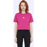 Kappa Khloe Kadın Tişört Fuşya Pembe Regular Tişört Günlük Kullanımda Şık ve Rahat - Fuşya - Pembe - XS
