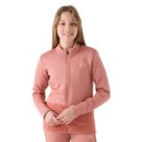 Kappa Kız Çocuk Fermuarlı Sweatshirt, Pembe, 5-6 Yaş