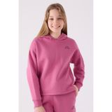 Kappa Kız Çocuk Kapüşonlu Sweatshirt, Pembe, 7-8 Yaş