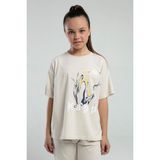 Kappa Kız Çocuk Krem T-Shirt - 15 - 16 Yaş