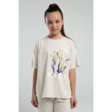 Kappa Kız Çocuk Krem T-Shirt