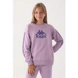 Kappa Kız Çocuk Lila Sweatshirt