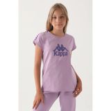 Kappa Kız Çocuk Mor T-Shirt
