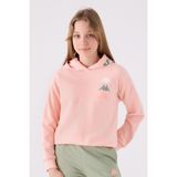 Kappa Kız Çocuk Pembe Sweatshirt - 11 - 12 Yaş