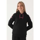 Kappa Kız Çocuk Siyah Sweatshirt