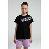 Kappa Kız Çocuk Siyah T-Shirt - 9 - 10 Yaş