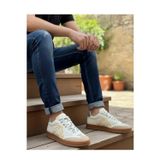 Kappa Kp 1039 Satiago Unisex Kumaş Bej Yeşil Kaymaz Kauçuk Taban Bağcıklı Günlük Yürüyüş Spor Ayakkabı