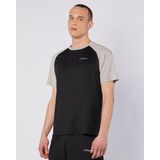 Kappa Kuby Tee Erkek Regular Fit Siyah-Gri Tişört %78 Polyester %22 Elastane Rahat Kullanım - Siyah - Gri