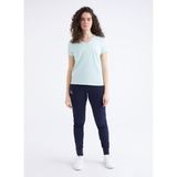 Kappa Logo Cabou Kadın Pastel Yeşil Regular Fit Tişört - XS