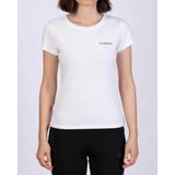 Kappa Logo Jendy Kadın Beyaz Regular Fit Tişört %95 Pamuk ile Rahat Günlük Kullanım - S