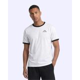 Kappa Logo Pawel Erkek Beyaz-Siyah Regular Tişört - Beyaz - Siyah - XL