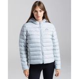 Kappa Logo Riju Kadın Gri Regular Şişme Mont - XL