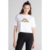 Kappa LOGO TEOIN Beyaz Kadın Kısa Kol T-Shirt