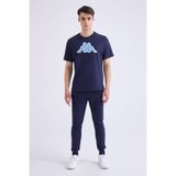 Kappa Logo Zobi Erkek Mavi-açık Mavi-beyaz Regular Fit Tişört