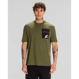 Kappa Maska Erkek T-shirt - Haki - L