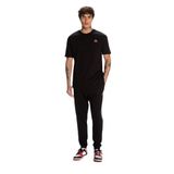 Kappa Siyah Erkek Yuvarlak Yaka Normal Kalıp T-Shirt 371S8FW005 AUTHENTIC SPACE JUMP T-S, M, 5003151995