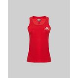 Kappa Survivor Woman Tank 4 Kadın Kırmızı Atlet