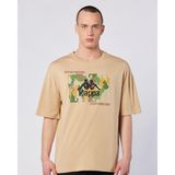 Kappa Tarsty Tee Erkek Bej Comfort Fit Tişört - XL