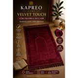 Kapreo Home Bella Kaymaz Tabanlı Kadife Hisli Lux Seccade 80 x 120