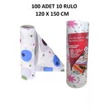 Kapris 120X150cm Kullan At Masa Örtüsü 15 Metre 100 Adet(10 Rulo) Ekonomik Set