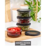 Kapris 4'Lu Cam Saklama Kabi Set (C508x4) 00105