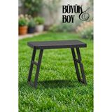 Kapris Çok Amaçlı Katlanır Piknik Sehpası Masası Büyük Boy 49 x 74 CM 199 Siyah