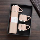 Kapris Paslanmaz Çelik Termos 3Lü Set Pembe Kap-291