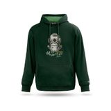 Kapşonlu Erkek Sweatshirt - Kapşonlu Kadın Sweatshirt Antik Dalgıç Tasarım Kapşonlu Sweatshirt, Nefti yeşil, L