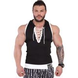 Kapşonlu Fitness Antrenman Atleti Big Sam 2279 - XL - Siyah