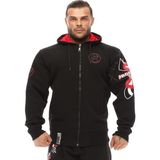 Kapşonlu Kışlık Oversize Polar Eşofman Üstü Spor Ceket Big Sam 3571 - 2XL - Siyah