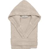 Kapşonlu Micro Modal Bornoz - L - XL - Bej
