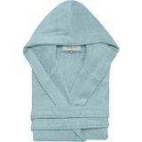 Kapşonlu Micro Modal Bornoz - L - XL - Mavi