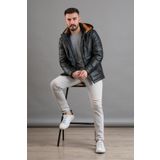 Kapşonlu Regular Fit Erkek Şişme Mont