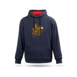 Kapşonlu Sweatshirt The Last Bridge Tasarım Unisex Kadın Erkek Kapşonlu Sweatshirt, Deep Blue, S