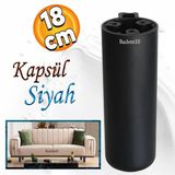 Kapsül Ayak Mobilya Yükseltici Kanepe Tv Ünitesi Koltuk Ayağı Konsol Ayakları Mat Siyah 18 Cm