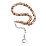 Kapsül Kesim 10x8 mm Efe Boy Simli Katalin 28 Cm Alpaka Püsküllü Tesbih