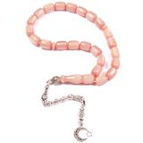 Kapsül Kesim 11x8 mm Efe Boy Simli Katalin Alpaka Püsküllü Tesbih