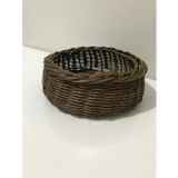 Kapsulavm yuvarlak rattan sepet