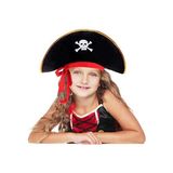 Kaptan Jack Kadife Çocuk Boy Korsan Şapkası - Lisinya - 001-Renkli