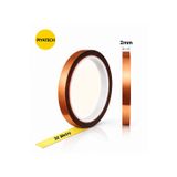 Kapton Yanmaz Bant Yüksek Isıya Dayanıklı Isı Bandı 2Mm X 30 Metre