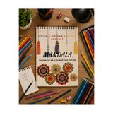 Kapudan Yetişkinler İçin Çiçek & Hayvan & Motif Desenli Mandala Boyama Defteri