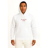 Kapüşonlu Clockwork Wings Anime Göğüs Baskılı Unisex Sweatshirt