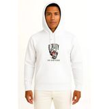 Kapüşonlu Gerçekler Maskenin Arkasında Saklanıyor - Evrim Maymun Göğüs Baskılı Unisex Sweatshirt